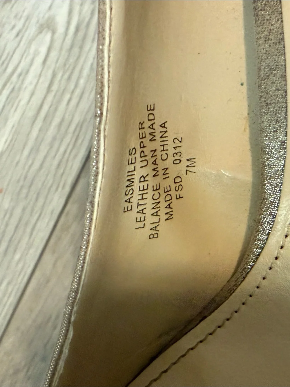 Enzo Angiolini Champagne Metallic Platform Pumps